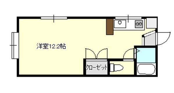 関屋駅 徒歩12分 2階の物件間取画像